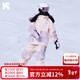 酷峰新款韩版滑雪服男女加厚保暖防水单双板装备分体滑雪衣裤情侣雪衣 粉紫心套装  S