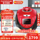 福库（CUCKOO）电饭煲韩国原装进口1.8倍真高压钻石聚能内胆IH加热智能预约家用多功能煮粥电饭锅CRP-HV0665SR CRP-HV0665SR 3L