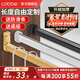 卡贝（cobbe）衣柜挂衣杆铝合金衣柜内晾衣杆横杆挂杆柜子衣通衣架杆配法兰托座 防滑款衣杆【91-110cm】4色可选 下单联系客服备注【颜色】【尺寸】