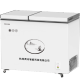 西泠小天仙 SCD-207C 207升商用冰柜 大冷冻小冷藏 双温双门冷柜 嵌入式拉手名牌压缩机
