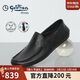 金利来（Goldlion）男鞋豆豆鞋简约轻便两穿商务鹿皮鞋G559410402AAB黑色41