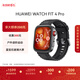 HUAWEI WATCH FIT 4 Pro曜石黑氟橡胶表带运动智能手表钛金属蓝宝石玻璃大屏长续航fit4pro