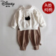 迪士尼（Disney）一岁男宝宝春秋套装纯棉洋气婴儿卫衣两件套男女小童衣服1-3周岁2外穿潮 白色 身高80CM(90码，1岁左右)