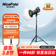 NiceFoto 耐思补光灯HC-1000SA/BII直播补光灯120W摄影灯摄像拍照美颜可调色温便携户外棚拍绿幕背景影视灯 120W双色温单灯套餐【灯笼罩】 标配
