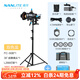 南光（NANLITE）FC-60B/120B双色温摄影灯 移动便携外出拍摄led补光灯  直播短视频采访人像常亮灯 FC-60B+36°FM卡口成像镜头+灯架