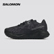 萨洛蒙（Salomon）男款 户外运动白敬亭同款舒适透气缓震跑步鞋AERO GLIDE 4 GRAVEL 黑色 491744 40 (UK6.5丨 40)