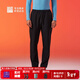 必迈（bmai）新品跑步防风控温长裤v3男女款训练运动保暖舒适休闲裤 夜幕黑 【男】 L