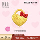 周生生Hello Kitty爱情锁黄金转运珠 足金三丽鸥家族串珠 94476C
