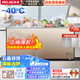 美菱（MeiLing）【-40度超低温】419/529/739升电子控温急速冻冰柜单温家用商用冷柜低温保鲜冷冻海鲜单双门雪柜 1.88米长 【-40度电控钢胆】带门锁 739升