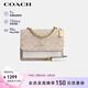 蔻驰（COACH）【品牌直供】女士小号印花风琴包单肩斜挎包CW206女神节礼物