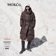 MO&Co.连帽长款羽绒服(附腰带)女款