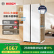 博世（BOSCH）冰箱【重磅新品】家用604L大容量双开对开门变频 活氧除菌净味 超薄嵌入 鲜润保湿空间 分储不串味 KAC98EA20C