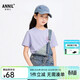 安奈儿（Annil）儿童装2026夏新款男女童圆领纯棉短袖T恤大童吸汗排湿针织衫