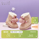 戴维贝拉【商场同款】童鞋女宝宝雪地靴冬季儿童加绒棉靴保暖短靴