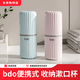 bdo6209旅行洗漱套装牙刷盒便携式收纳用品牙膏具牙筒刷牙杯漱口杯子 [旅行套餐]经典白+旅行皂盒