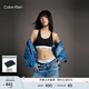 Calvin Klein内衣【明星同款摩登引力带】女ck轻运动工字背心文胸 001-太空黑 M 推荐75B-85A