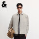 杰克·琼斯（JACK&JONES） 秋冬男装羽绒服加厚保暖外套常规宽松短翻领摁扣上衣225323005