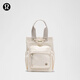 lululemon丨Convertible Mini 女士多功能抽绳水桶包 LW9GB1S 浅象牙白/顽趣卡其/金 O/S