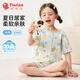 纤丝鸟（TINSINO）童装女童睡衣儿童夏季薄款纯棉家居服套装宝宝居家空调服