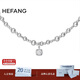HEFANG何方珠宝气泡方糖项链锁骨链生日礼物【520情人节礼物】送女友