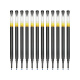 百乐（PILOT）BXS-V5RT 中性笔芯 按动水性笔 笔芯（12支装）黑色0.5mm