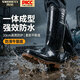 胜丽 T-Gard® 雨鞋高筒防水鞋户外雨天耐磨胶鞋不易滑雨靴黑色42码 1双