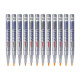 三菱（Uni）PX-21 小字油漆笔 0.8-1.2mm工业记号笔物流笔（可用于汽车补漆）银色12支装