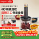 东菱（Donlim）绞肉机家用辅食机料理机 多功能碎肉切菜一体机 磨粉机 套娃收纳佐料机可剥蒜料理棒DL-5028玻璃款