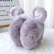 畅印保暖耳罩冬季加厚保暖甜美可爱耳暖儿童学生少女耳捂耳包护耳套 爱心耳罩超厚款-紫色