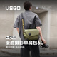VSGO微高相机包 黑鹞casual漫游摄影包城市户外街头轻量化单肩包适用索尼富士尼康大疆 青苔绿6L