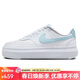 耐克NIKE板鞋女子减震COURT VISION运动鞋DZ5394-101白蓝38