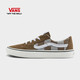 VANS范斯官方 SK8-Low摩卡棕棋盘格复古男女板鞋 深棕色棋盘格 40