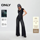 ONLY秋季休闲百搭显瘦高腰背带裤牛仔裤女|12437M004 J09 深牛仔灰色 XS XS标准裤长