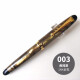永生幸福钢笔270赛璐珞14K螺旋帽大明尖金笔90年代绝版收藏 003黄褐赛 0.5mm