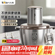 小熊（Bear）绞肉机家用小型不锈钢 绞馅机电动碎肉机 辅食机家庭绞肉绞菜多功能一体机 自动打肉馅机QSJ-L03K3
