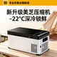 骑炫Q18车载冰箱压缩机制冷车家两用宿舍迷你小冰柜冷冻冷藏12V 24V