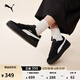 彪马（PUMA）复古增高厚底松糕鞋板鞋女运动休闲鞋PLATFORM406748 黑色-白-金色-03 37