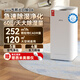 气熙（airx）除湿机抽湿机家用空气净化器除湿一体机60L/天120㎡卧室地下室吸湿器干衣除湿机大白鲸D6