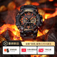 卡西欧（CASIO）G-SHOCK 全新岩浆配色三代大泥王礼盒款  时尚潮流运动男士手表 GWG-B1000MG-1A9PR