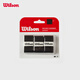 威尔胜（Wilson）PRO SOFT OVERGRIP吸汗带手胶 干性 3条/卡 网球拍专业配件 黑色-WRZ4040BK