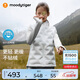 moodytiger校服神器儿童羽绒马甲鸭绒背心男女童轻薄保暖拒水透气弹力秋冬款