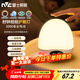 雷士（NVC）喂奶灯节日生日礼物夜灯多功能充电小夜灯婴儿床头灯时钟显示