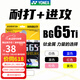 YONEX尤尼克斯羽毛球线BG80P/65TI/66U/XB63/65/95/AB耐用高弹yy球拍线 BG65TI 粉红 耐打性 钛金属涂层与力量结合 强力杀球