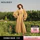 moussy 【刘亦菲同款】南法度假风碎花浪漫优雅连衣裙028ISX33-3711 070米色 S