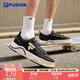 FILA FUSION斐乐男鞋【章昊同款】潮流帆布鞋季新款生活滑板鞋子男 黑/奶白-BG 41