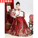 玉衡马面裙汉服成年人女新中式国风女套装眀制（结缘）订婚结婚敬酒服 上衣+裙子+云肩 均码 裙腰长110