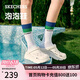 斯凯奇（Skechers）520礼物洞洞鞋女士夏季凉拖鞋泡泡鞋厚底增高外穿沙滩鞋踩屎感