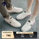 迪桑特（DESCENTE）【新色上市】男女CHRON TEMPO运动休闲薄底帆布鞋 D6232LSN25-女子-WT-白色 38