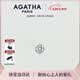 AGATHA/瑷嘉莎 人鱼之泪项链女生日礼物【520情人节礼物】送女朋友闺蜜 明星同款（39CM-大号2.96克拉）