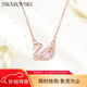 施华洛世奇（SWAROVSKI）SWAN 粉调天鹅女士项链女送女朋友生日礼物女母亲节礼物5469989
